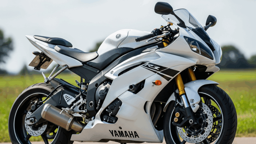 大型バイクだけではなく、過去にヤマハSR400のホワイトモデルにも乗っていた