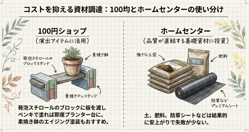 100均資材で賢く演出する低コストな空間作り