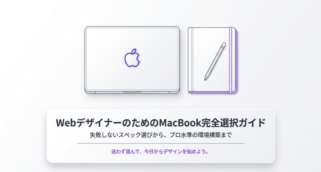 MacBookでWebデザイン初心者が後悔しない選び方と基準