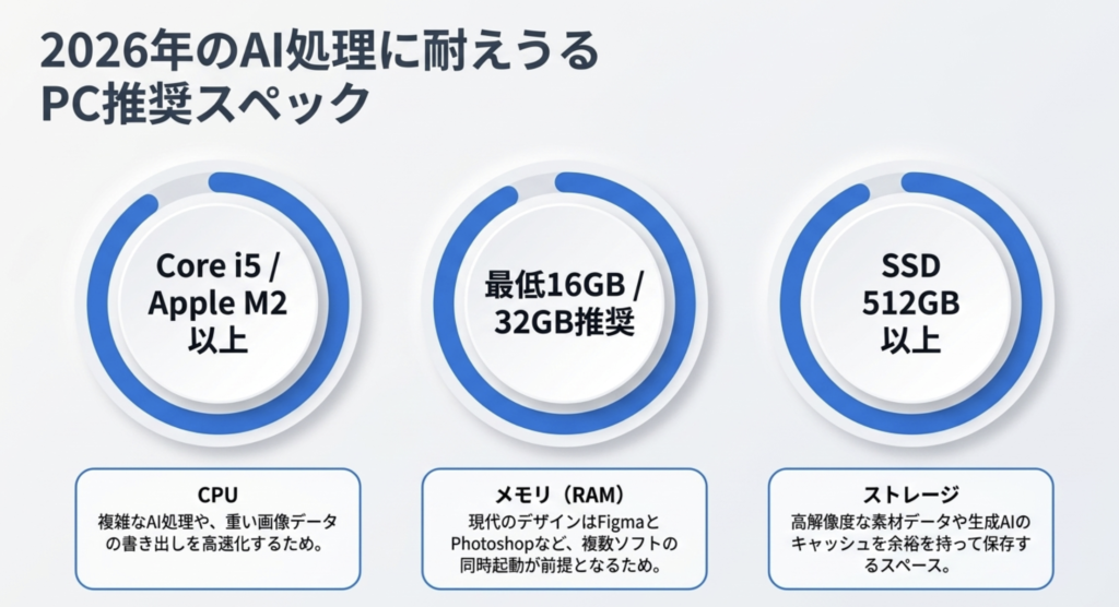 WindowsやMacで快適に動くPCスペック