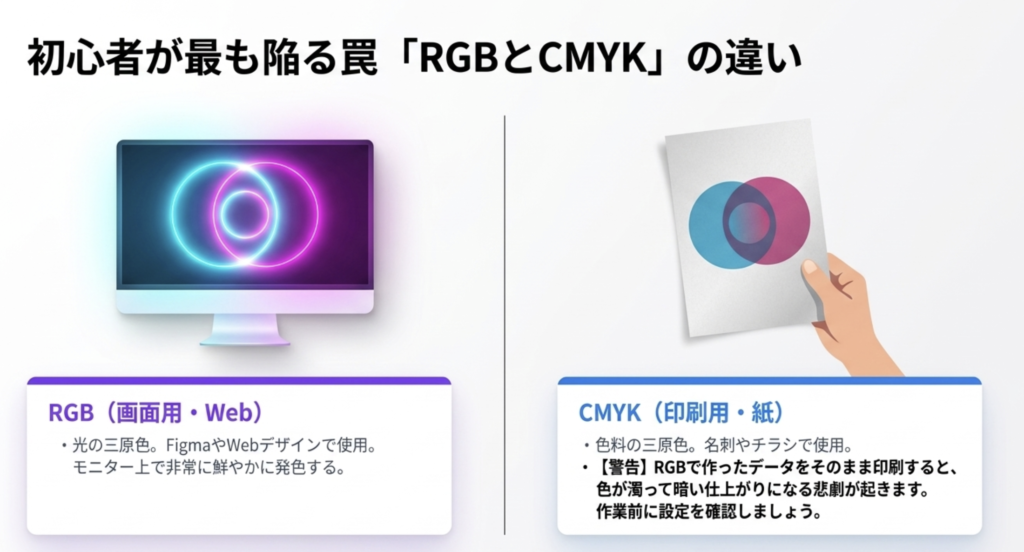 印刷物で失敗しないRGBやCMYKの基本知識