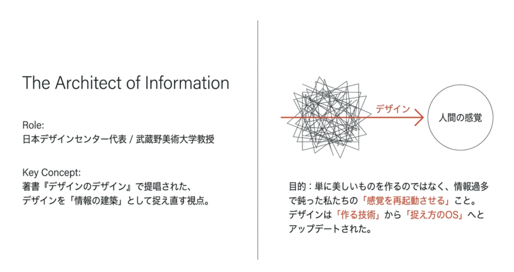 日本を代表する原研哉のデザインと代表作を徹底解説