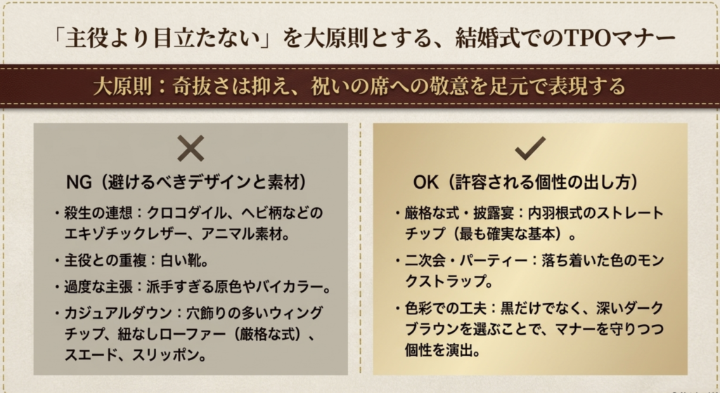 結婚式で失敗しないための装飾や素材の許容範囲