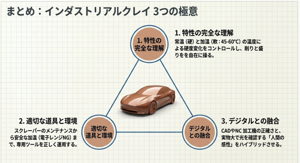 車のデザイン用粘土の選び方と活用法まとめ
