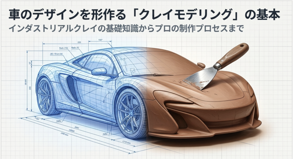 車デザイン用粘土の選び方と使い方は？プロも使うインダストリアルクレイを徹底解説